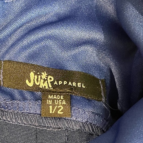 NEW Jump Apparel Deep V Plunge Neck Mini Prom Dress Royal Blue Size 1/2 / XS - Picture 4 of 10